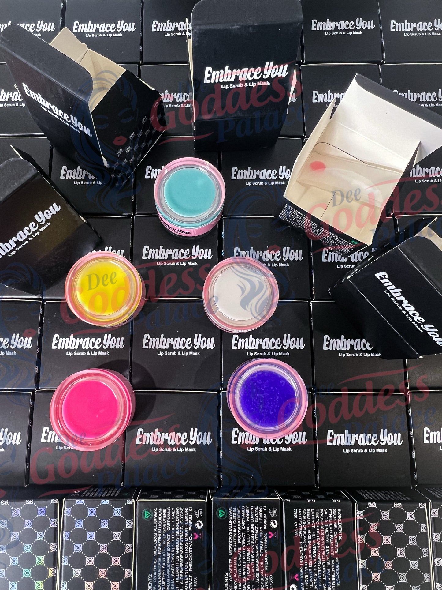 50 Sets Private Label Lip Scrub + Lip Mask