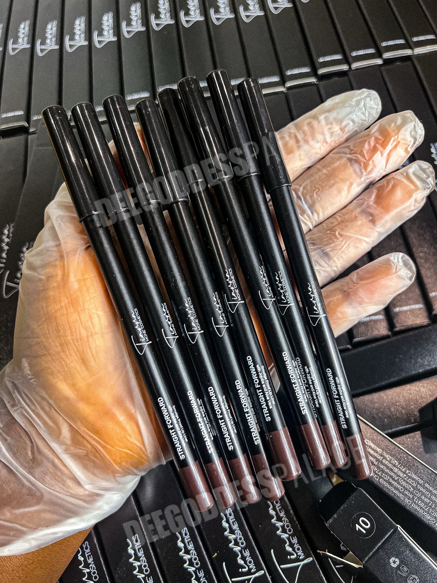 50pcs Private Label Lip Liner Black Pencil