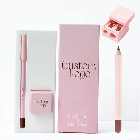 50 Private Label Creamy Lip Liner + Matching Sharpener Set