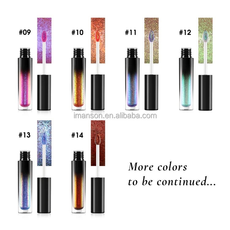 50pcs Wholesale Chameleon Glitter Lipgloss