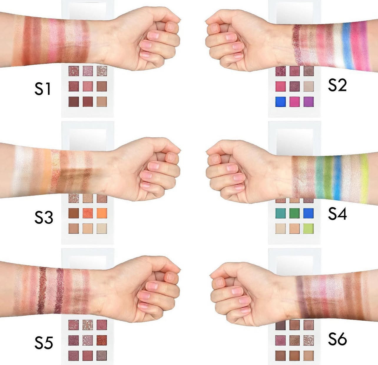 50pcs Private Label 9n1 Eyeshadow Palette