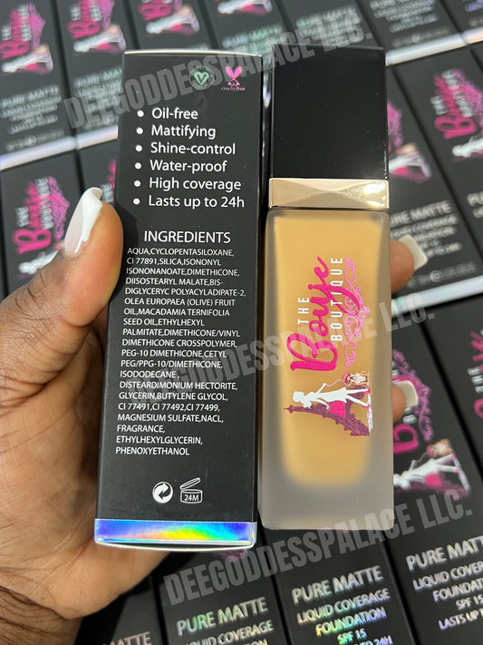 50pcs Private Label Liquid Full Coverage Foundation