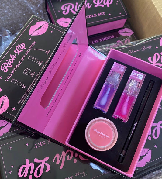 25 Sets 4-in-1 Private Label Lip Care Kit