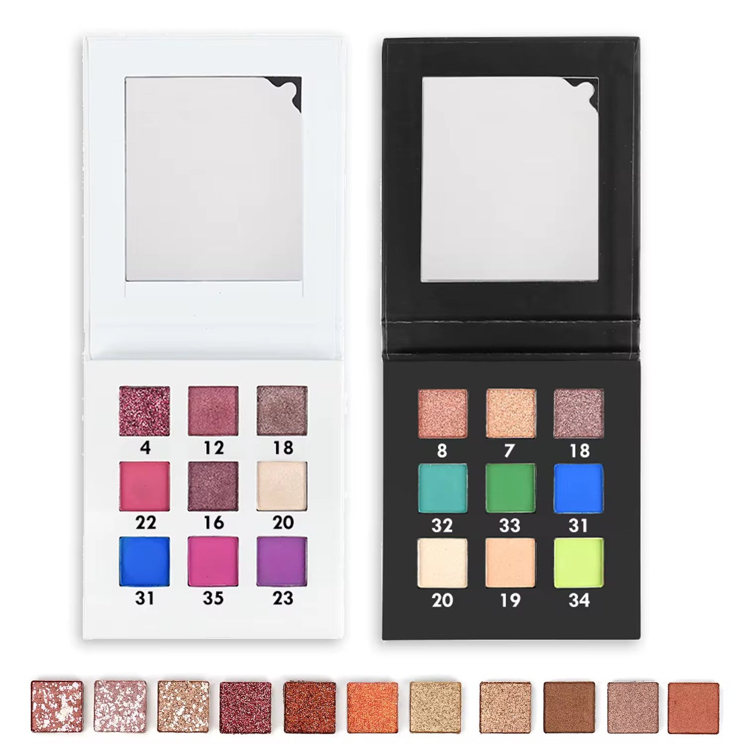 50pcs Private Label 9n1 Eyeshadow Palette