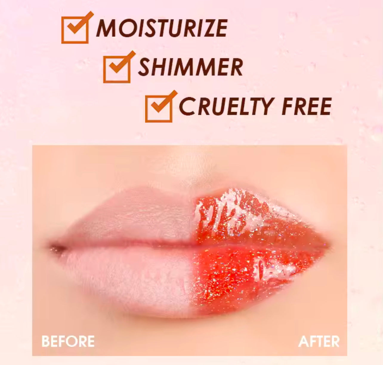 50pcs Wholesale Glitter Lipgloss