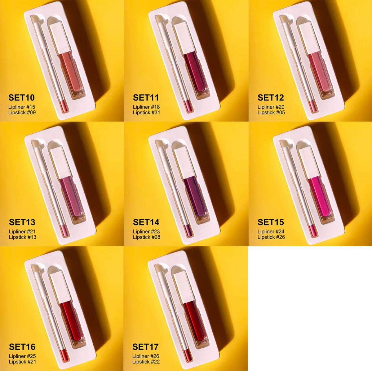 20 Sets Wholesale Lipstick Kit (NO LOGO)