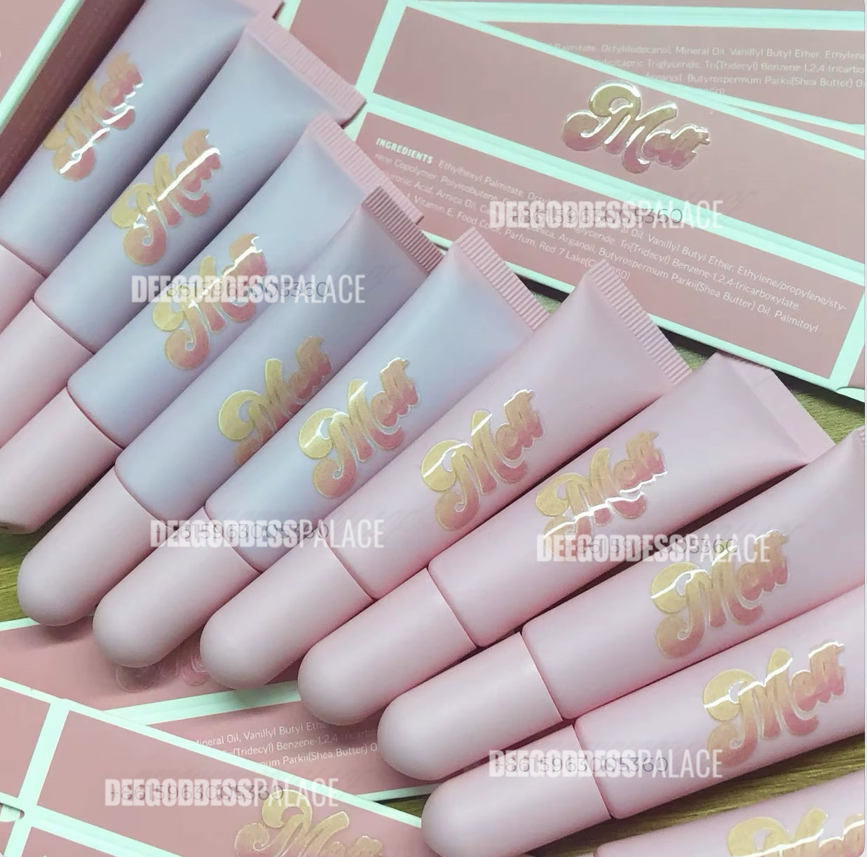 50pcs Private Label PolyPeptide Natural Fruit Gloss Oil