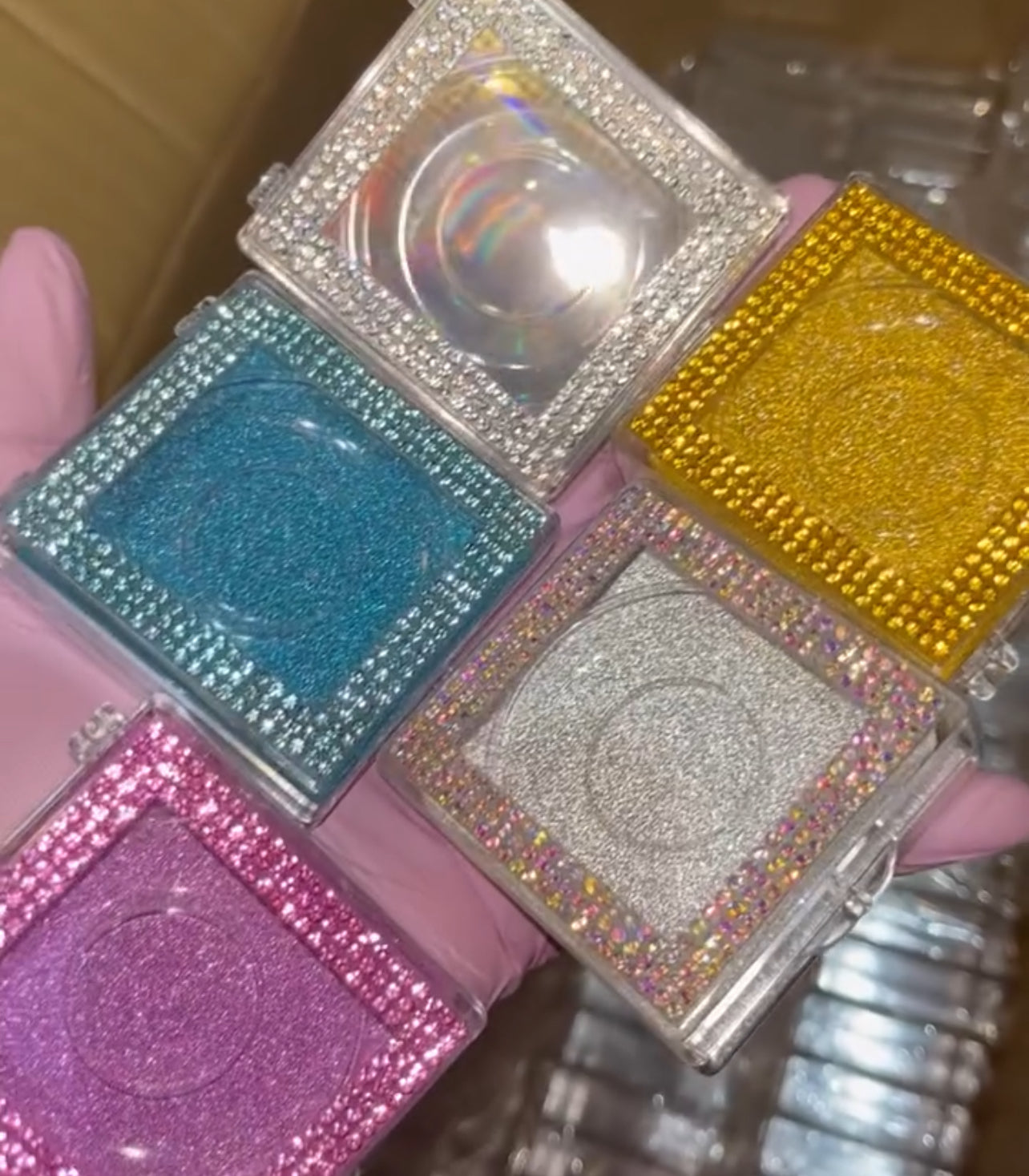 50pcs Private Label Empty Lash Boxes