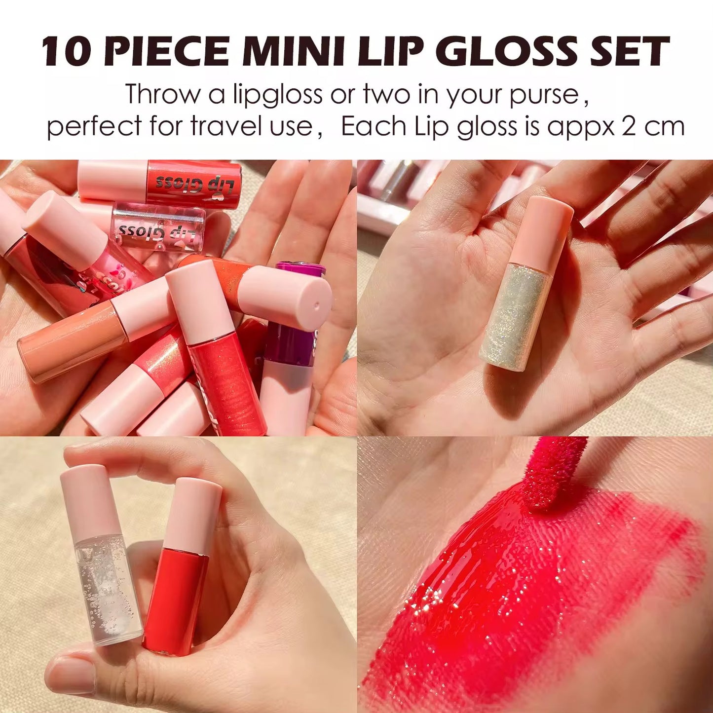 Lipgloss & Matte Lipstick Sample Pack (10pcs)
