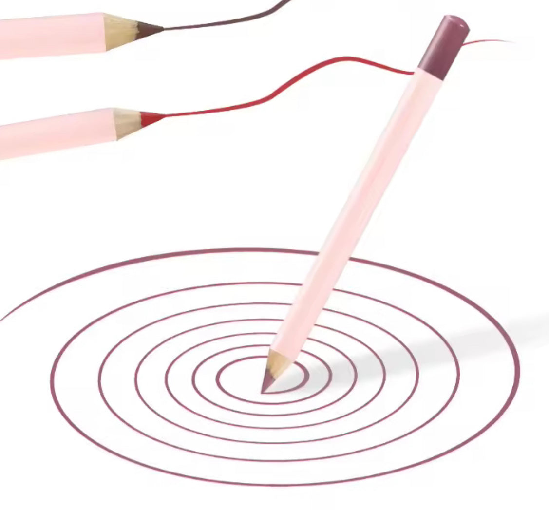 50pcs Private Label Lip Liner Pink Pencil