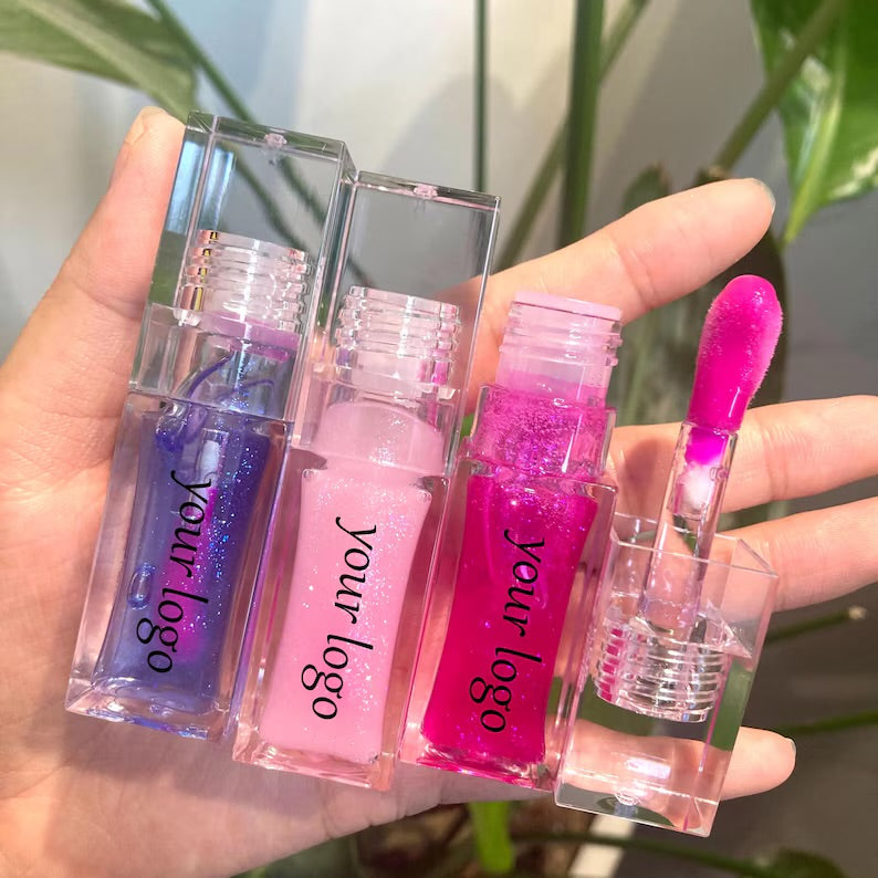 50pcs Private Label Color Changing Lip Oil