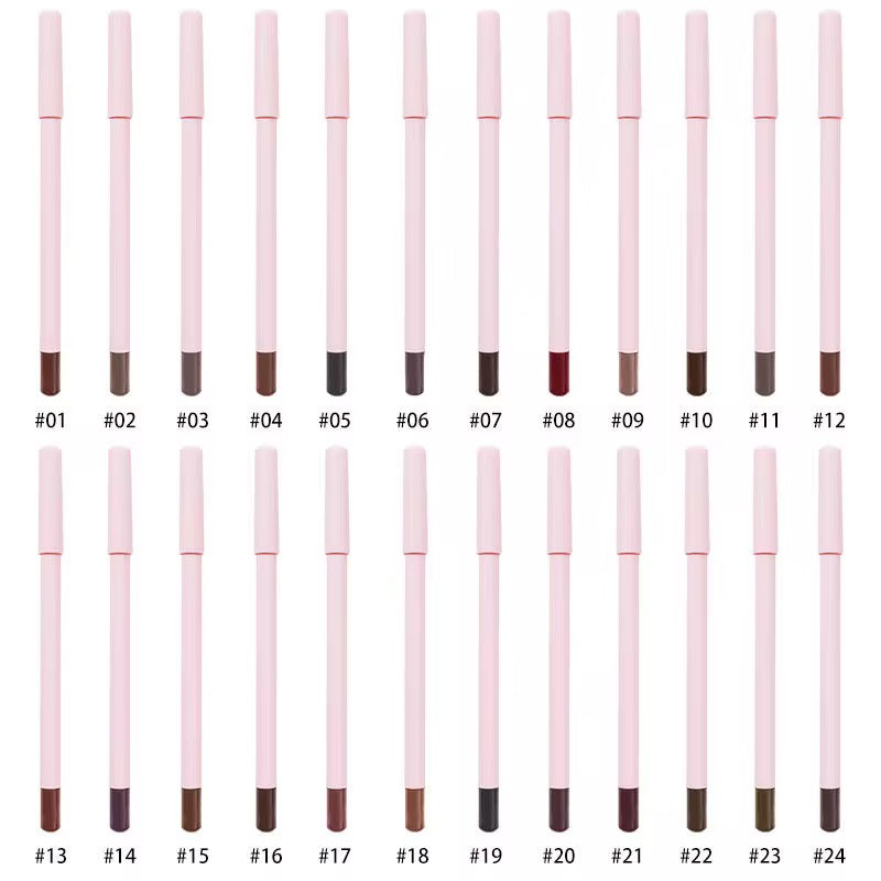 50 Private Label Creamy Lip Liner + Matching Sharpener Set