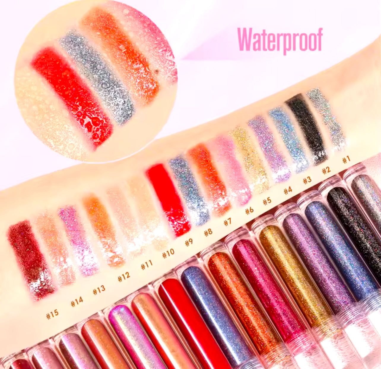 50pcs Wholesale Glitter Lipgloss