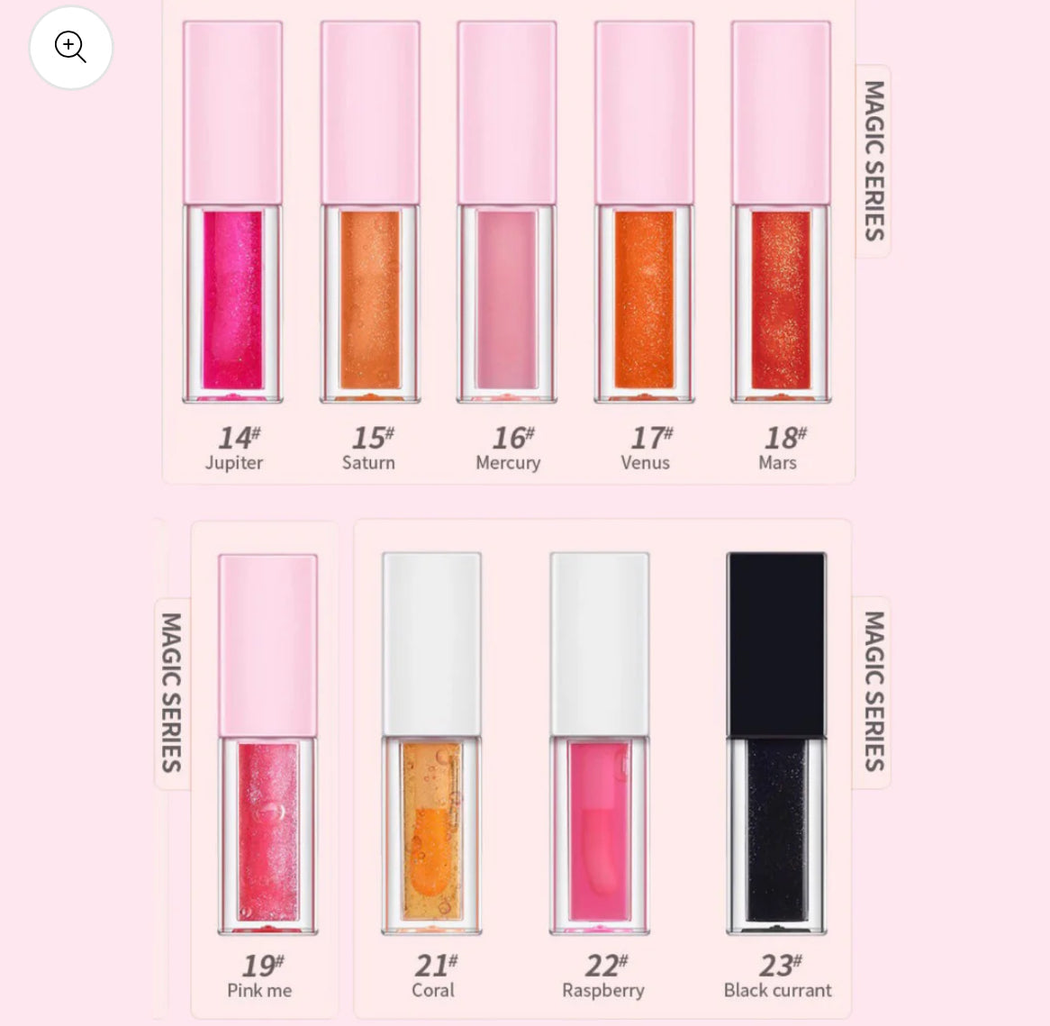 50pcs Wholesale Fruity and Plumper Lip Oils (NO LOGO)