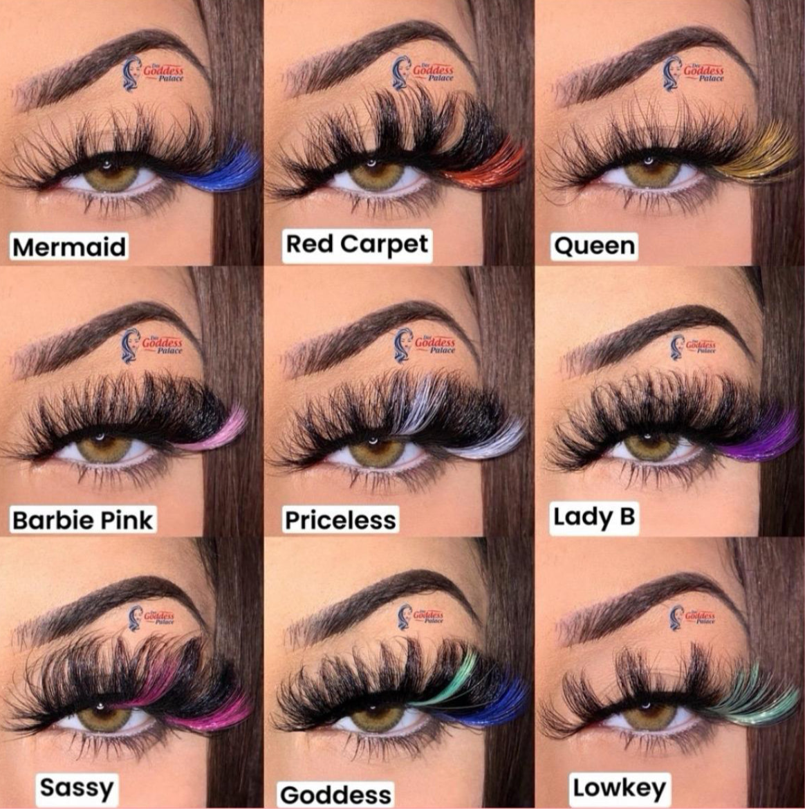 100pcs Private Label Mink Lashes