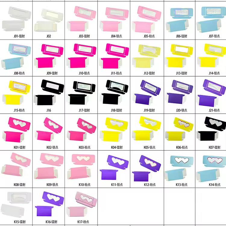 50pcs Private Label Empty Lash Boxes