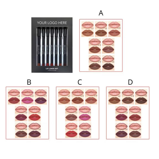 50 Private Label Lip Liner Set
