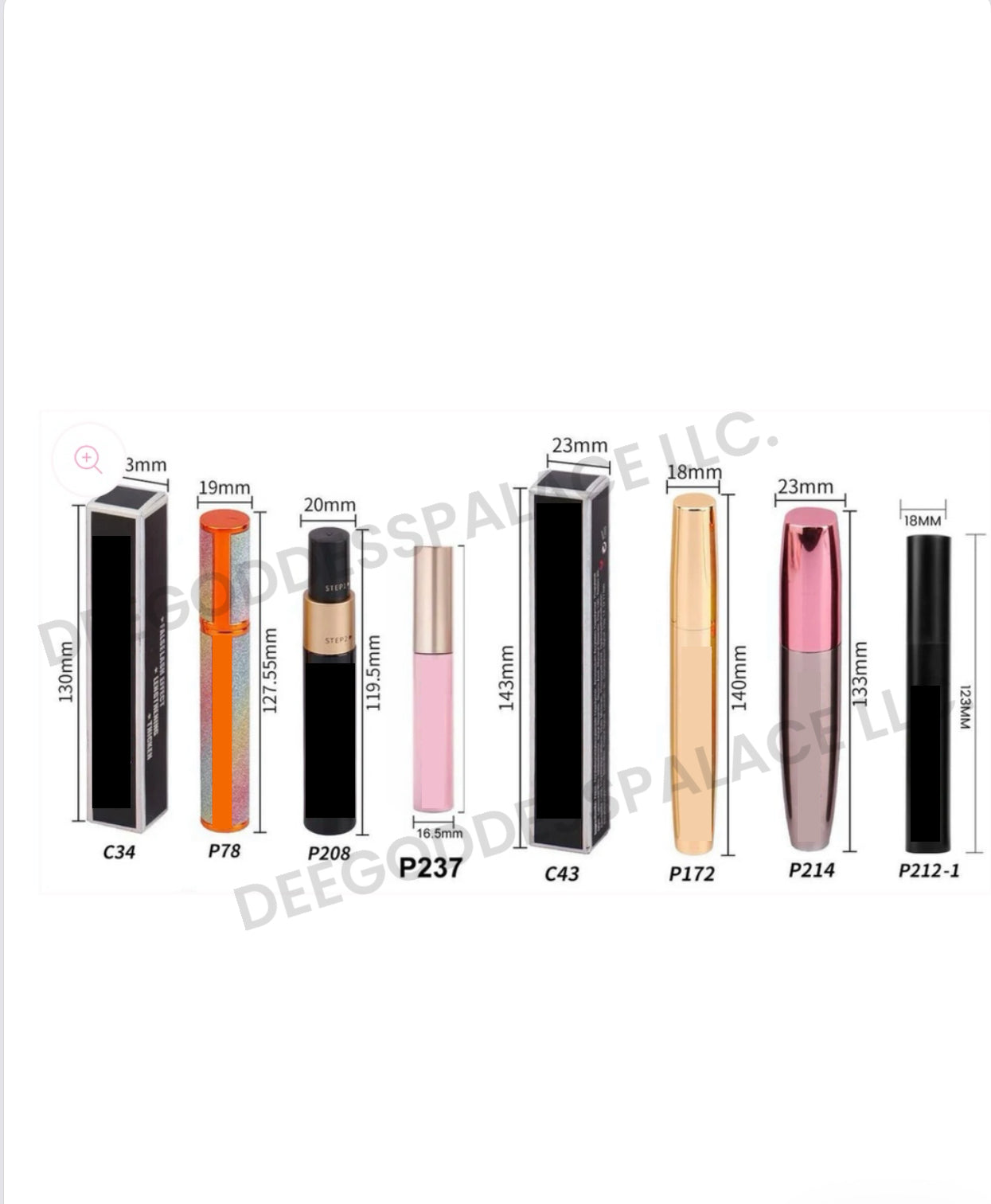 50pcs Private Label Waterproof Mascara