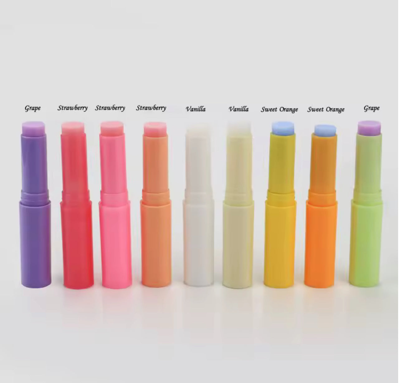 50pcs Private Label Chapsticks Lip Balm