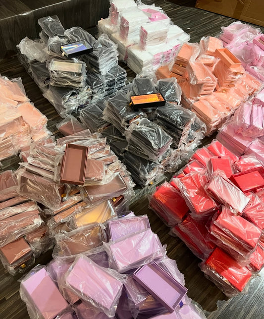 50pcs Private Label Empty Lash Boxes