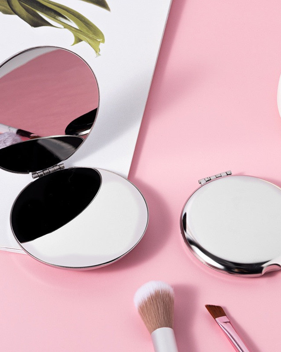 50pcs Private Label Double Side Pocket Size Beauty Mirrors