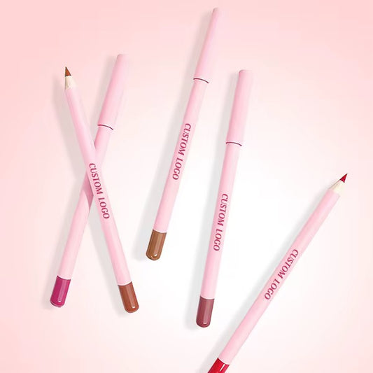 50pcs Private Label Lip Liner Pink Pencil