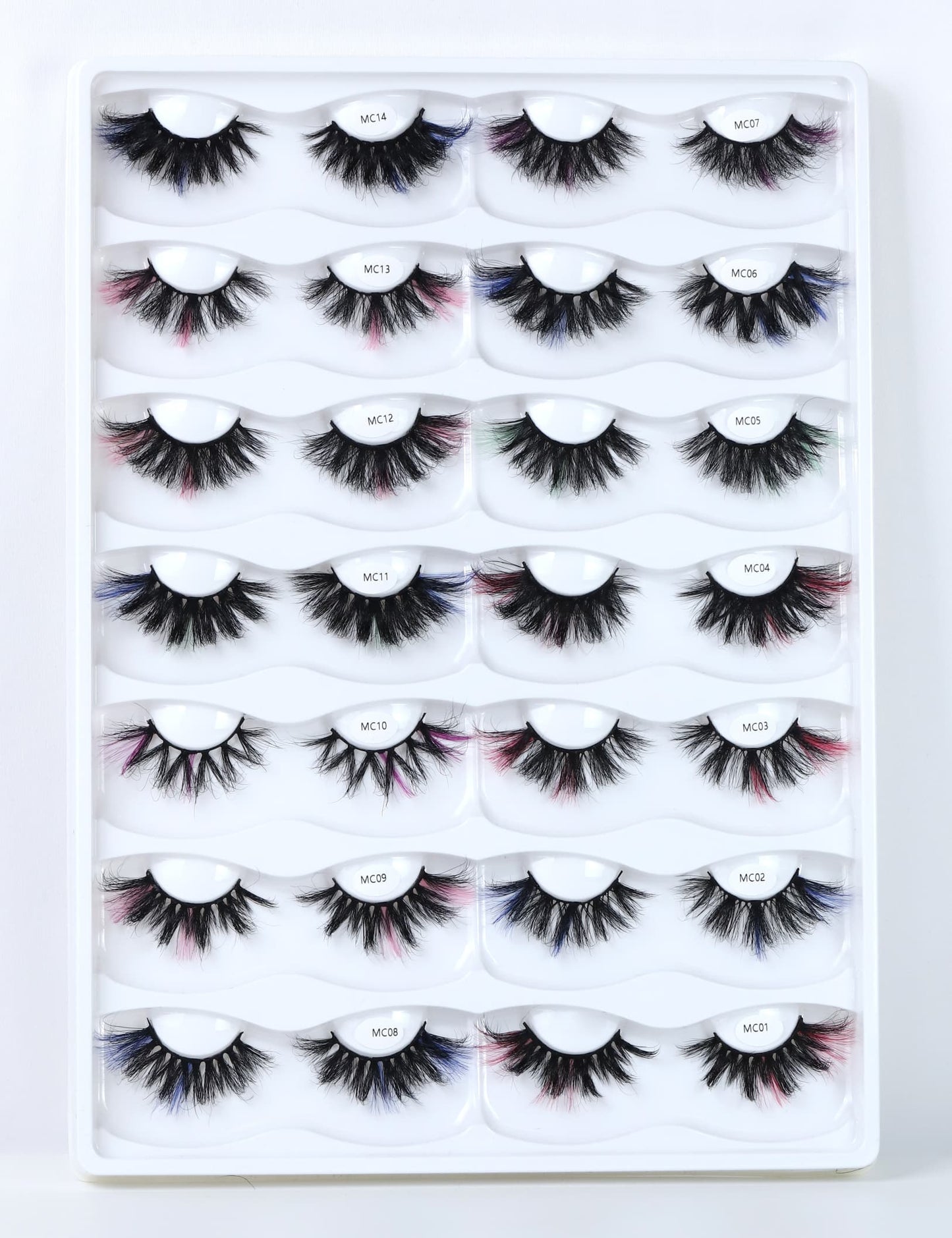 100pcs Private Label Mink Lashes