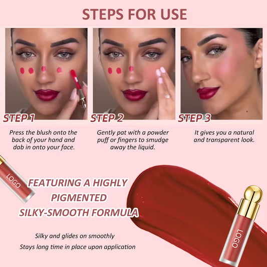 50pcs Private Label Liquid Blush