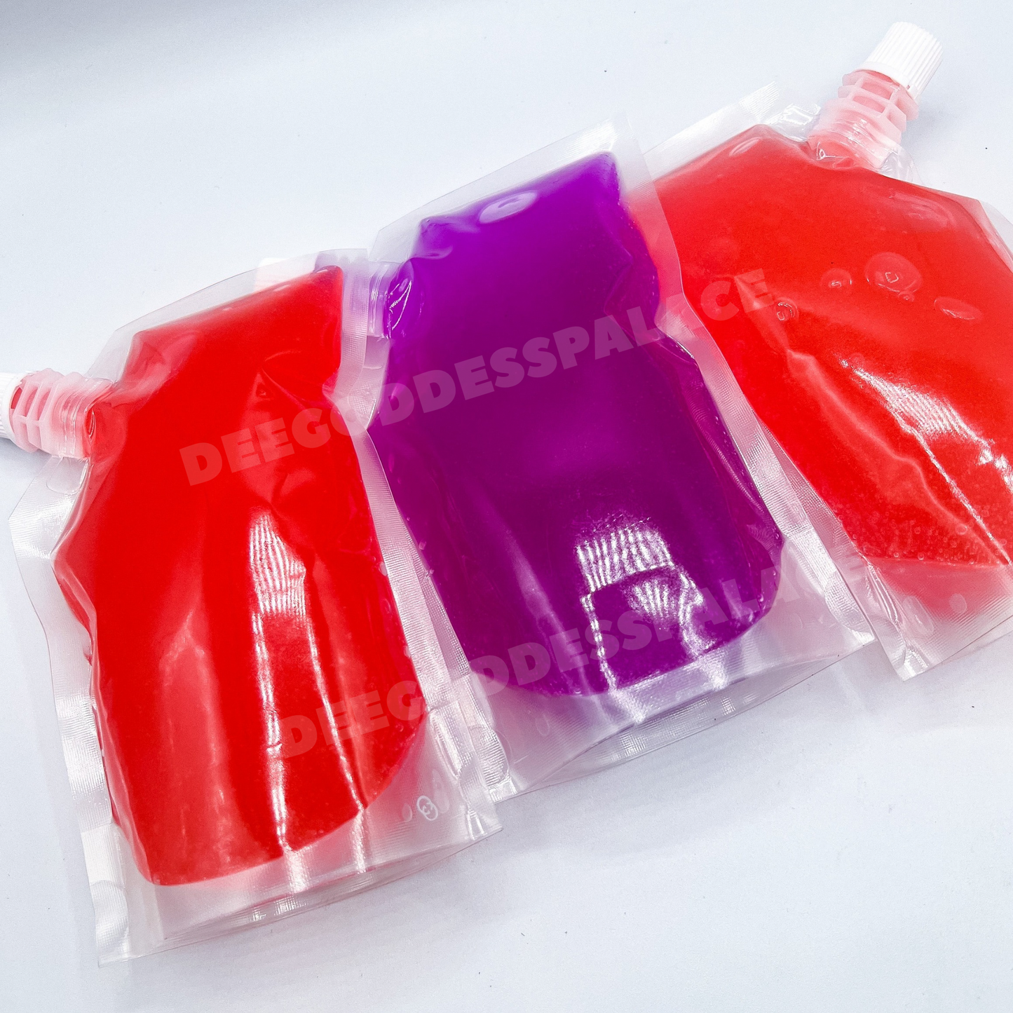 Wholesale Fruity Clear Juicy Lipgloss 🌈(8oz Pouch)