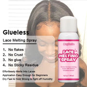 50pcs Private Label Extreme Hold Lace Melting Spray