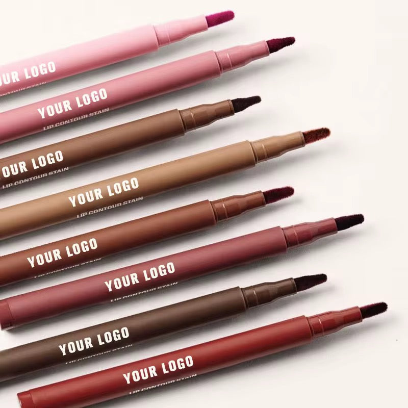 100pcs Private Label Waterproof, Transferproof Velvet Lip Liner