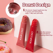 50pcs Private Label Peptide Donut 🍩 Lip Tinted Serum