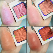 50pcs Private Label Mini Portable Blush and Highlighter Palette