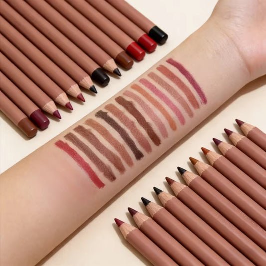 50pcs Private Label Lip Liner Nude Pencil
