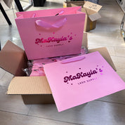 50pcs Private Label Packaging Bags/Boxes