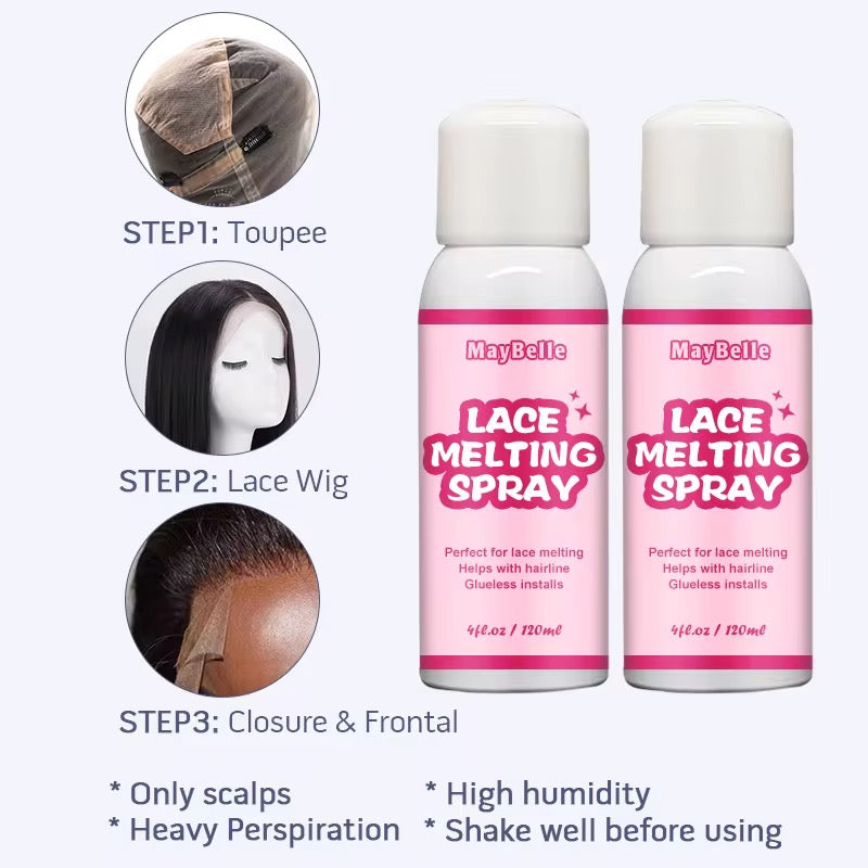 50pcs Private Label Extreme Hold Lace Melting Spray