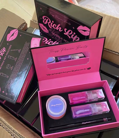 25 Sets 4-in-1 Private Label Lip Care Kit