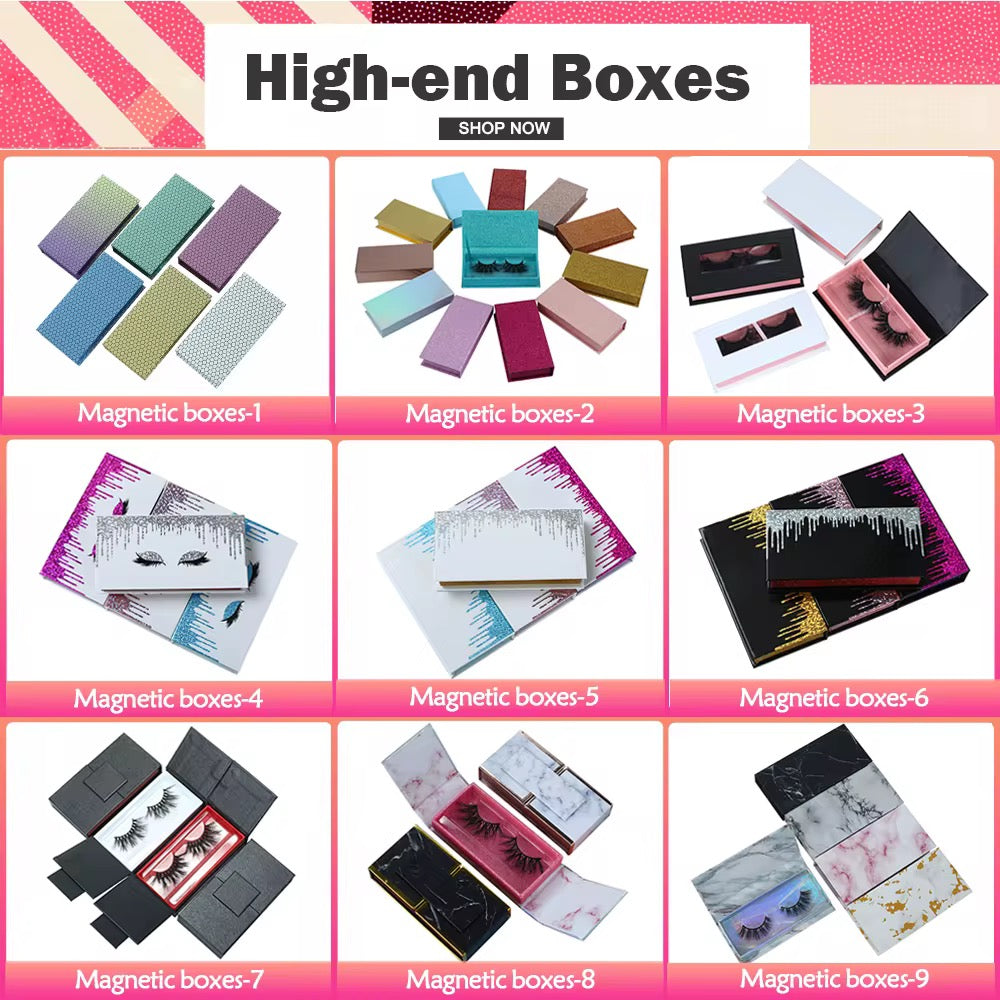 50pcs Private Label Empty Lash Boxes