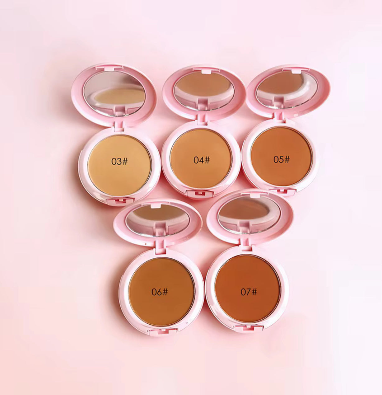 50pcs Private Label Pressed Powder