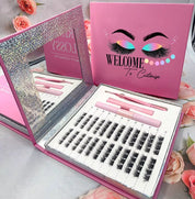 100 Sets Private Label DIY Lash Cluster Box Kit
