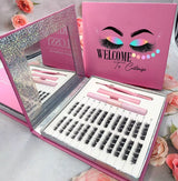 100 Sets Private Label DIY Lash Cluster Box Kit