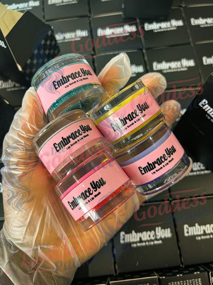 50 Sets Private Label Lip Scrub + Lip Mask