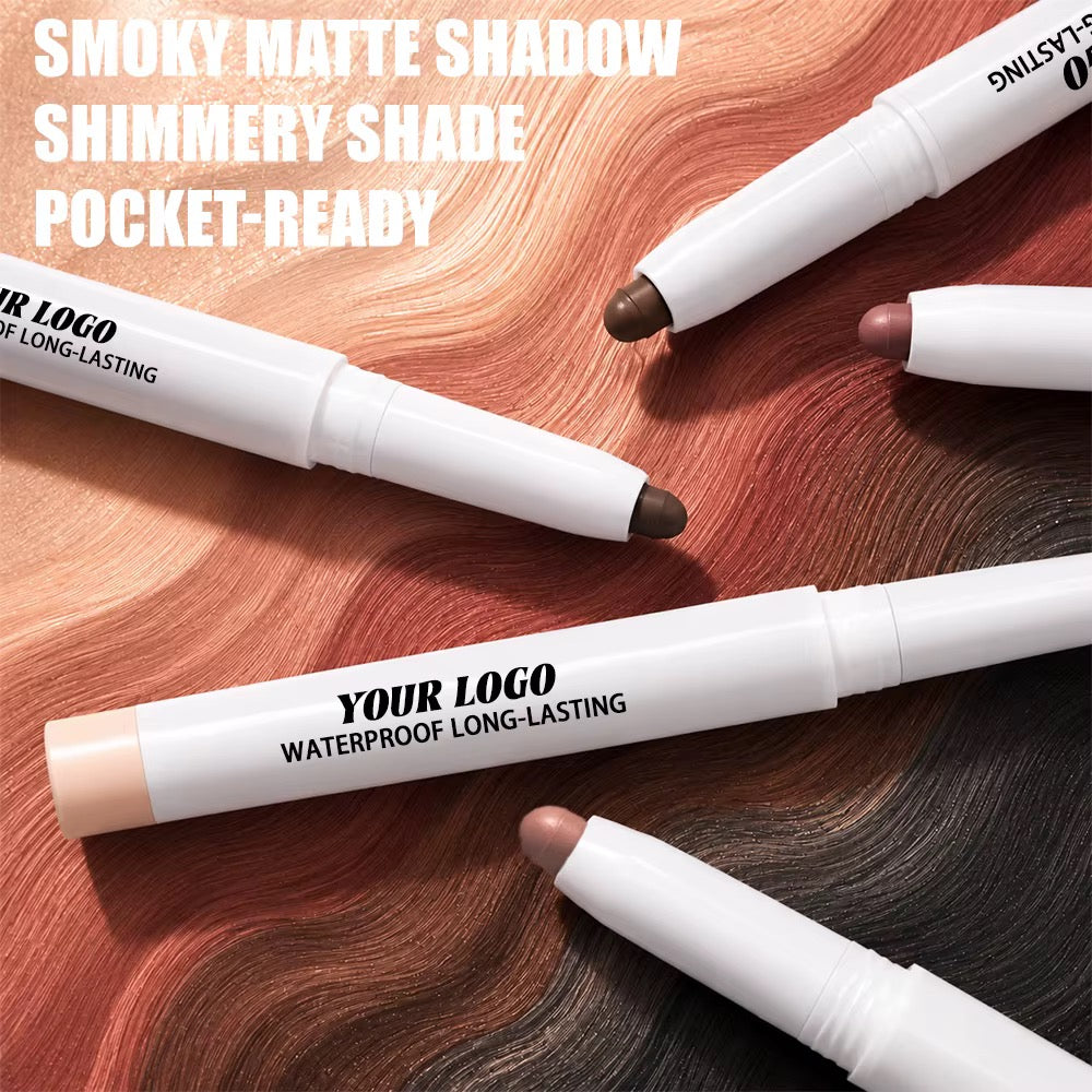 100pcs Private Label Smokey & Shimmer Eyeshadow Stick