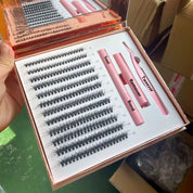 100 Sets Private Label DIY Lash Cluster Box Kit
