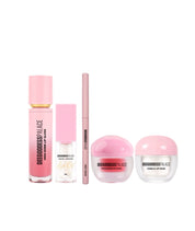 50 Sets Private Label 5-in-1 Lip Care Kit (Lip Scrub, Lip Mask, Lip Gloss, Lip Liner, Lip Oil)