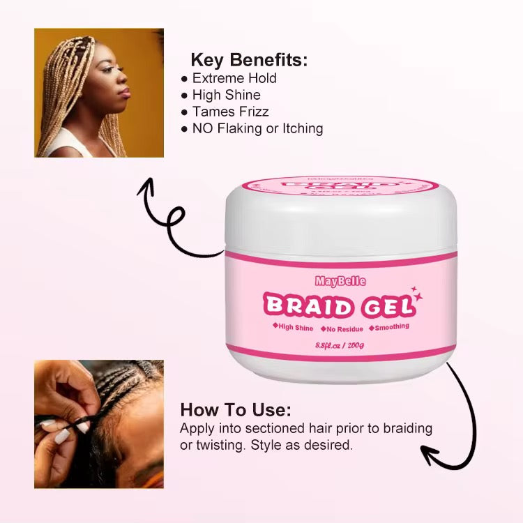 50pcs Private Label No Residue Braid Gel