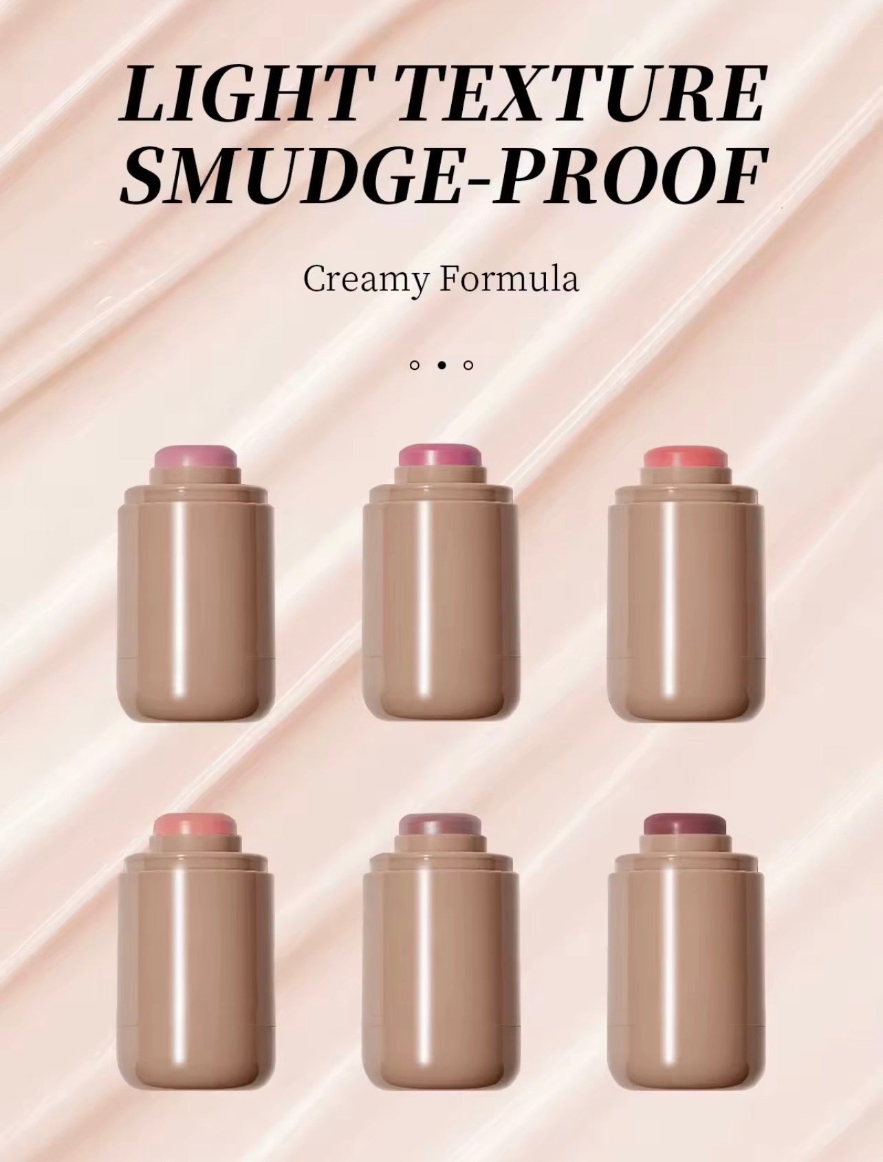 50pcs Private Label Pocket Cream Blush Sticks