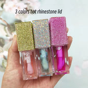 50pcs Private Label Color Changing & Hydrating Lip Plumping Oil (Rhinestone)