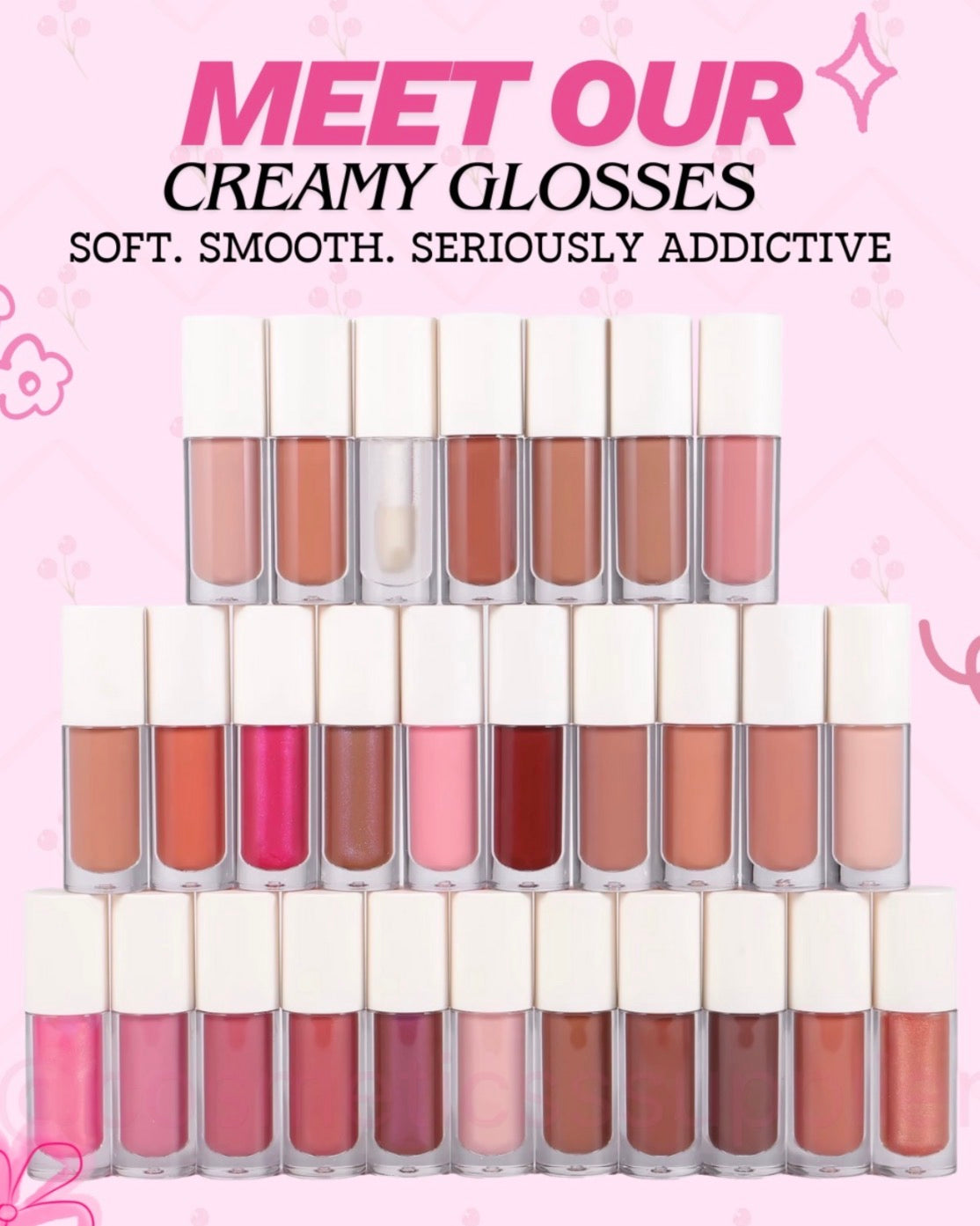 50pcs Wholesale Lipgloss (No Logo)