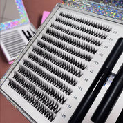 100 Sets Private Label DIY Lash Cluster Box Kit